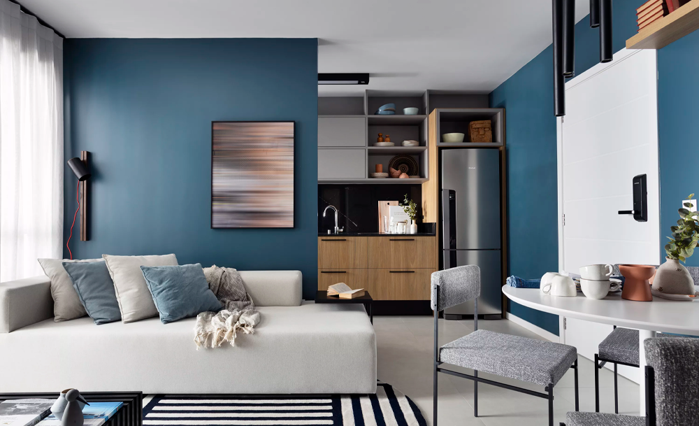 Azul sereno para você relaxar - As Cores do Ano: Como Incorporar Tons Modernos em Seu Lar.